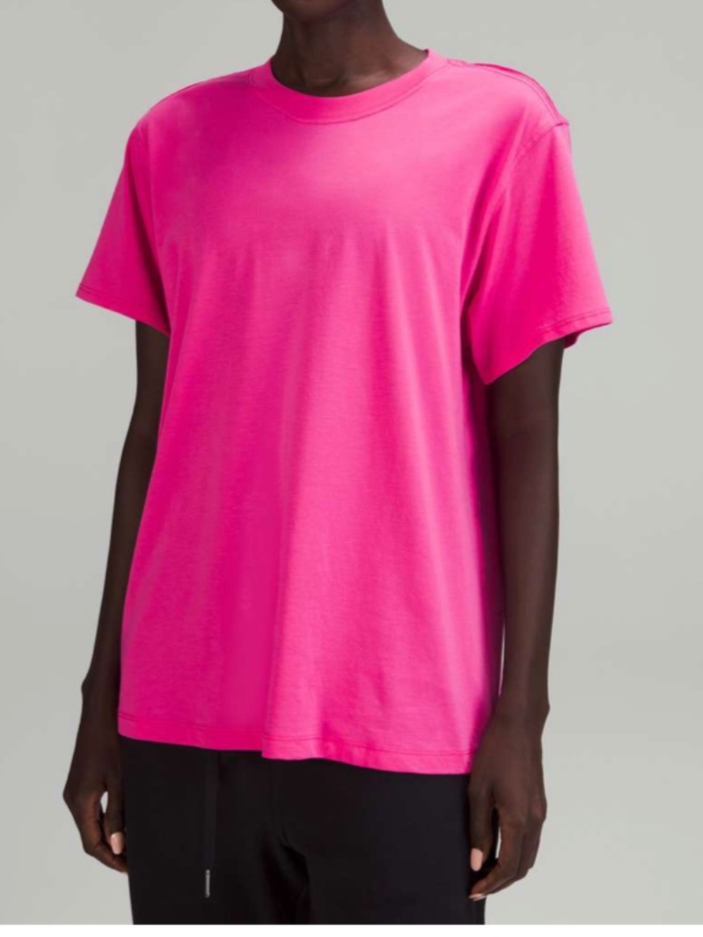 NWT Lululemon All Yours Cotton T-Shirt Sonic Pink Size 4